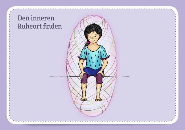 Produktbild: Achtsamkeits&uuml;bungen f&uuml;r entspanntes Lernen. 30 Bildkarten f&uuml;r Kinder