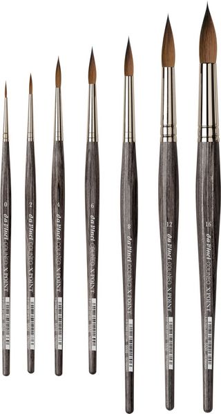 Produktbild: da Vinci Pinsel COLINEO X POINT Aquarellpinsel, rund, Pinsel, Gr&ouml;&szlig;e 4