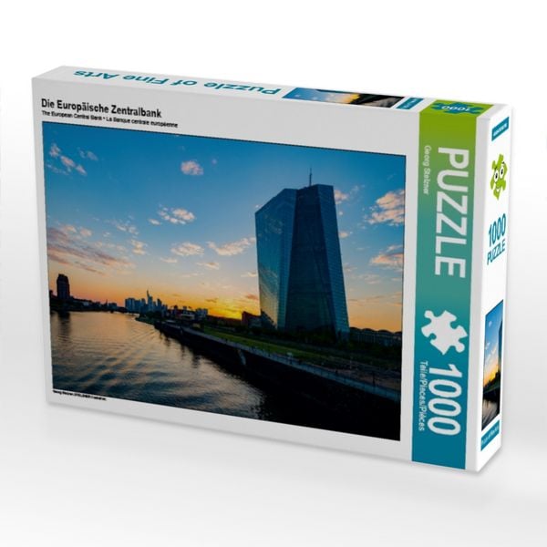 Produktbild: CALVENDO Puzzle Die Europ&auml;ische Zentralbank | 1000 Teile Lege-Gr&ouml;&szlig;e 64 &times; 48 cm Foto-Puzzle f&uuml;r gl&uuml;ckliche Stunden