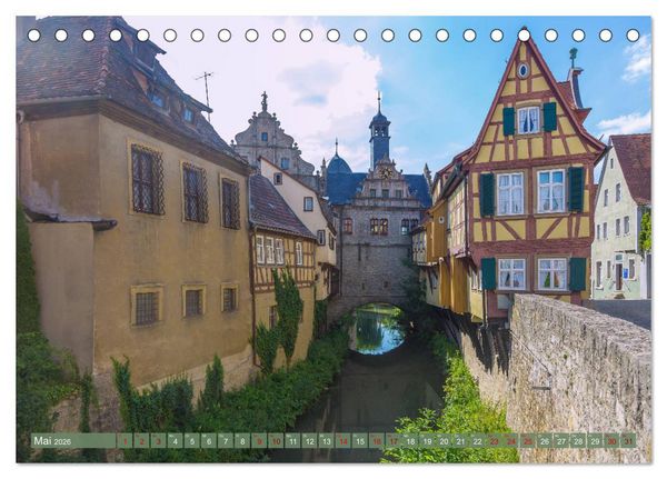 Produktbild: Romantisches Mainfranken (Tischkalender 2026 DIN A5 quer), CALVENDO Monatskalender
