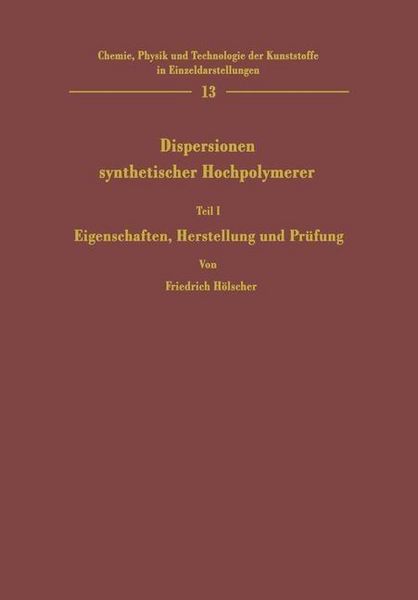 Produktbild: Dispersionen synthetischer Hochpolymerer