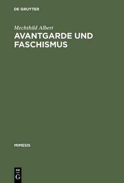 Produktbild: Avantgarde und Faschismus