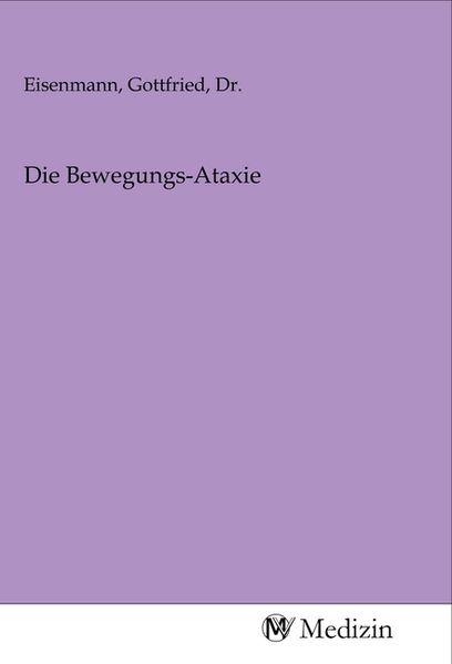 Produktbild: Die Bewegungs-Ataxie