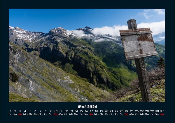 Produktbild: Wanderlust 2026 Fotokalender DIN A4