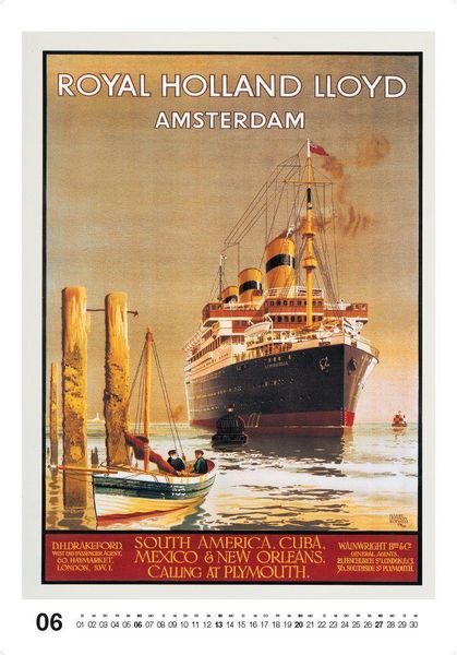 Produktbild: Historische Schiffsplakate 2027