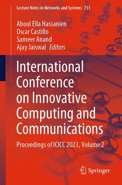 Produktbild: International Conference on Innovative Computing and Communications