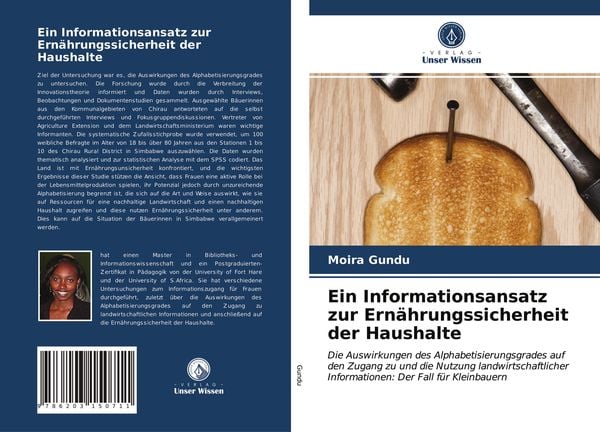 Produktbild: Ein Informationsansatz zur Ern&auml;hrungssicherheit der Haushalte
