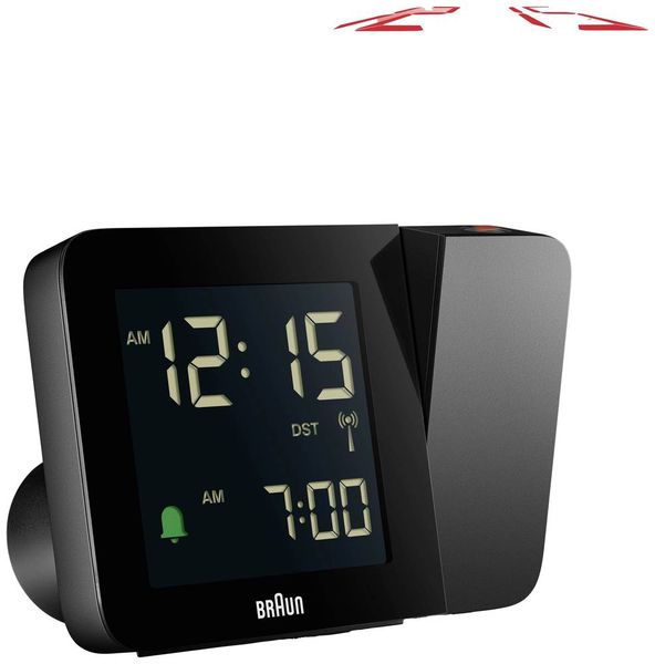 Produktbild: Braun BC15B-DCF Funk Wecker Schwarz
