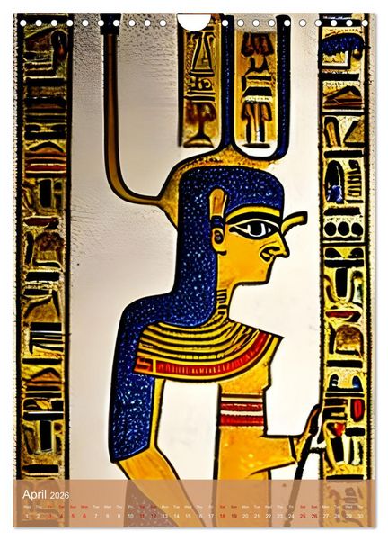 Produktbild: Ancient Egypt - Digital Artwork created by Artificial Intelligence (Wall Calendar 2026 DIN A4 portrait), CALVENDO 12 Month Wall Calendar