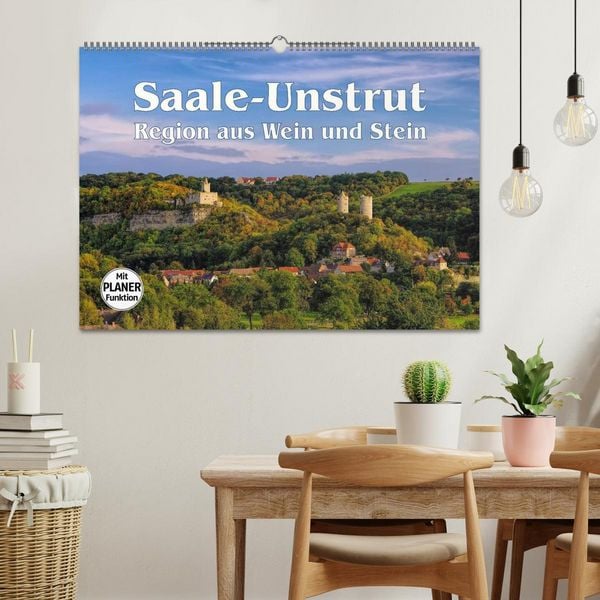 Produktbild: Saale-Unstrut - Region aus Wein und Stein (Wandkalender 2026 DIN A2 quer), CALVENDO Monatskalender