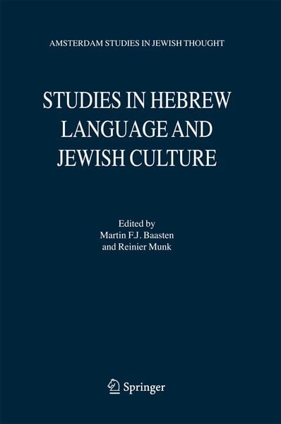 Produktbild: Studies in Hebrew Language and Jewish Culture