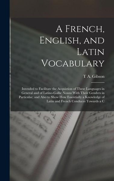 Produktbild: A French, English, and Latin Vocabulary