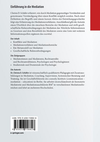 Produktbild: Einf&uuml;hrung in die Mediation