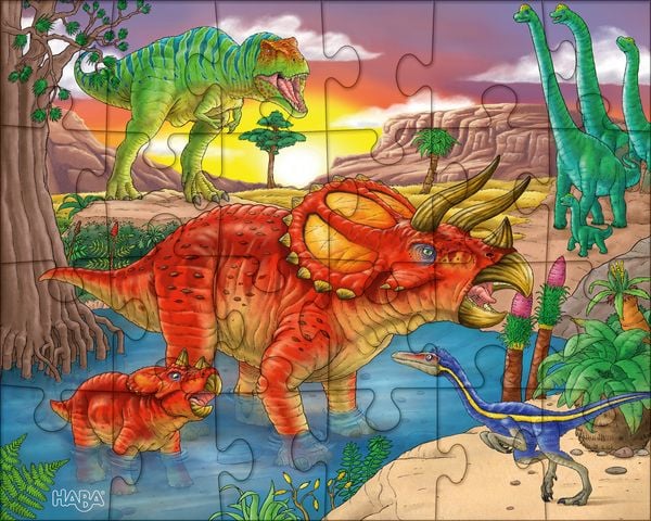 Produktbild: Puzzles Dinosaurier (Kinderpuzzle)