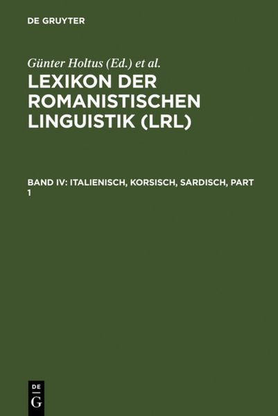 Produktbild: Italienisch, Korsisch, Sardisch