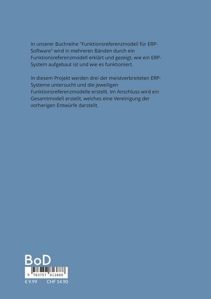 Produktbild: Funktionsreferenzmodell f&uuml;r ERP-Software