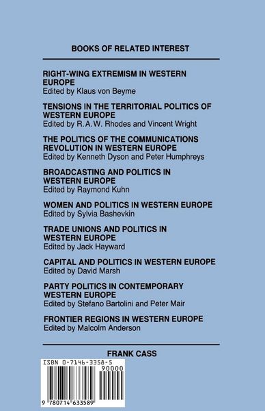 Produktbild: The Politics of Privatisation in Western Europe
