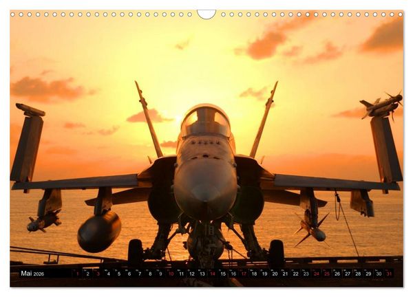 Produktbild: Kampfjets &bull; U.S. Aircraft (Wandkalender 2026 DIN A3 quer), CALVENDO Monatskalender