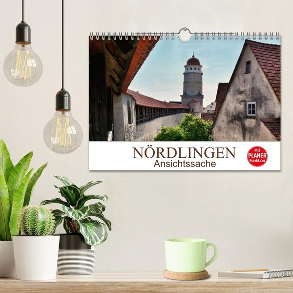 Produktbild: N&ouml;rdlingen - Ansichtssache (Wandkalender 2026 DIN A4 quer), CALVENDO Monatskalender