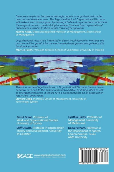 Produktbild: The SAGE Handbook of Organizational Discourse