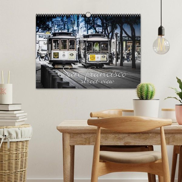 Produktbild: San Francisco - street view (Wandkalender 2026 DIN A3 quer), CALVENDO Monatskalender