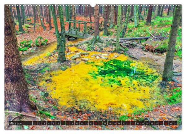 Produktbild: Zittauer Gebirge - Deutschlands kleinstes Mittelgebirge (hochwertiger Premium Wandkalender 2026 DIN A2 quer), Kunstdruck in Hochglanz