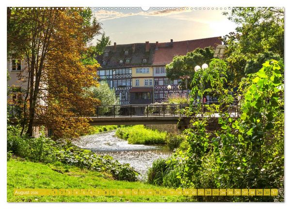 Produktbild: Romantisches Erfurt - Reise durch das sch&ouml;ne Th&uuml;ringen (hochwertiger Premium Wandkalender 2026 DIN A2 quer), Kunstdruck in Hochglanz
