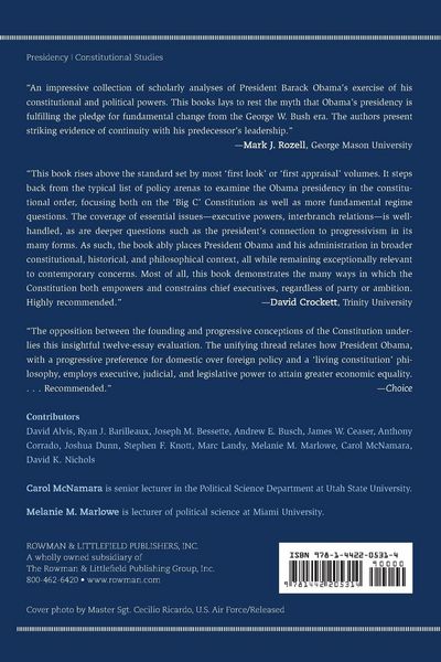 Produktbild: Obama Presidency in the Constitutional Order