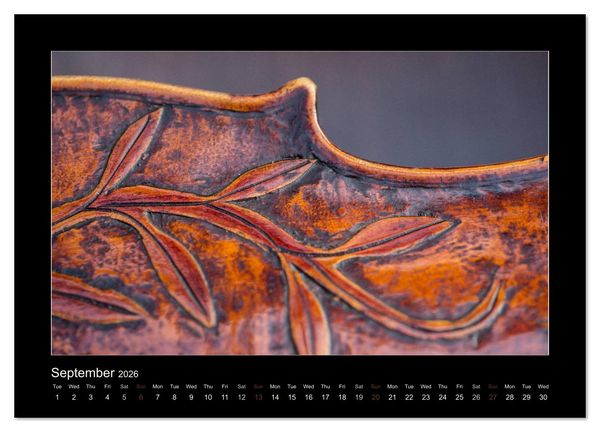 Produktbild: A violin only (High Quality Premium Wall Calendar 2026 DIN A2 landscape),CALVENDO 12 Month Wall Calendar
