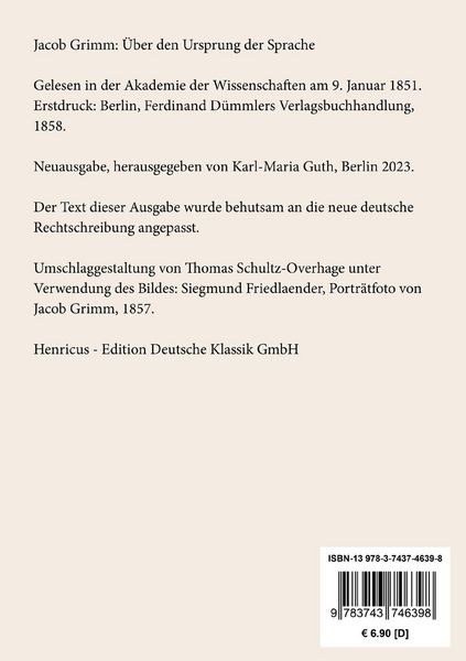 Produktbild: &Uuml;ber den Ursprung der Sprache