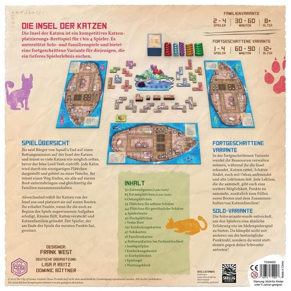 Produktbild: West, F: Insel der Katzen