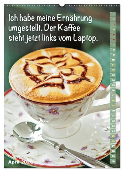 Produktbild: Kaffeestunde: Die Welt der Baristas (hochwertiger Premium Wandkalender 2026 DIN A2 hoch), Kunstdruck in Hochglanz