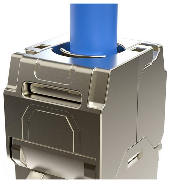 Produktbild: Digitus RJ45-Einbaumodul Keystone CAT 6a 1St.