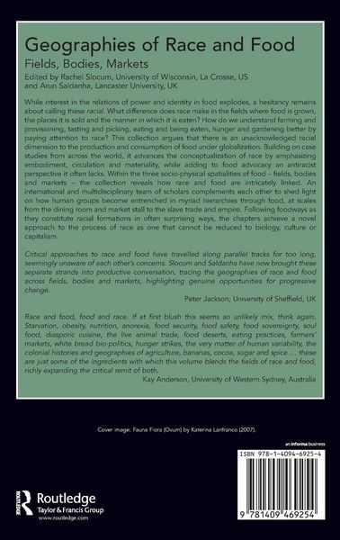 Produktbild: Geographies of Race and Food