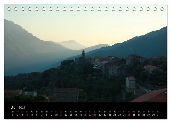 Produktbild: Korsikas St&auml;dte (Tischkalender 2027 DIN A5 quer), CALVENDO Monatskalender