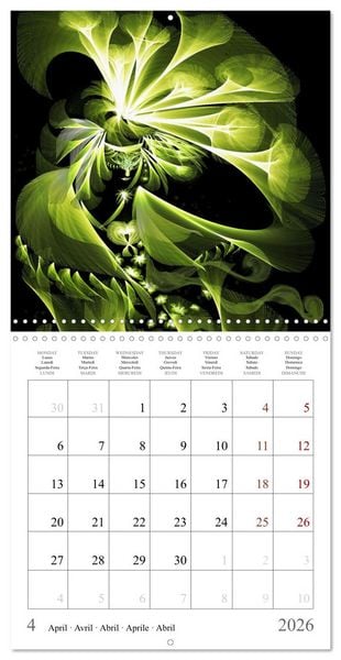 Produktbild: Digital fantasy (Wall Calendar 2026 12 &times; 12 Inch) CALVENDO 12 Month Wall Calendar