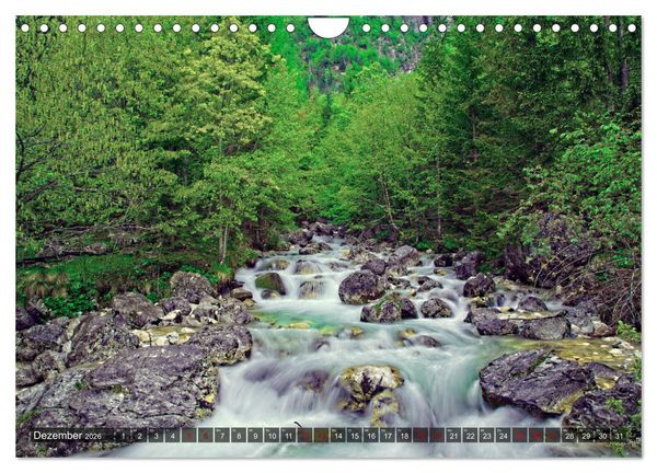 Produktbild: Slowenien - Soca Tal (Wandkalender 2026 DIN A4 quer), CALVENDO Monatskalender
