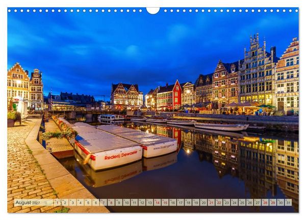 Produktbild: Gent - die geschichtstr&auml;chtige Perle in Flandern (Wandkalender 2027 DIN A3 quer), CALVENDO Monatskalender