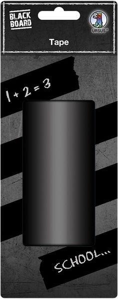 Produktbild: URSUS Blackboard Tafelfolie-Klebeband, 1 Rolle 5 m x 100 mm, matt schwarz