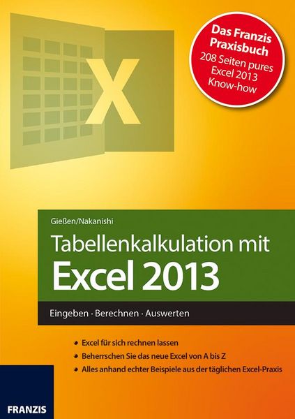 Produktbild: Tabellenkalkulation mit Excel 2013