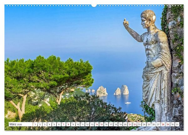 Produktbild: Italien - Inselparadiese von Capri bis Alicudi (hochwertiger Premium Wandkalender 2026 DIN A2 quer), Kunstdruck in Hochglanz