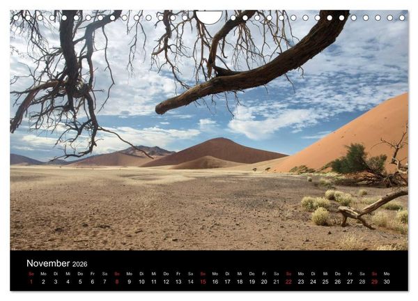 Produktbild: W&uuml;stenzauber Namibia (Wandkalender 2026 DIN A4 quer), CALVENDO Monatskalender