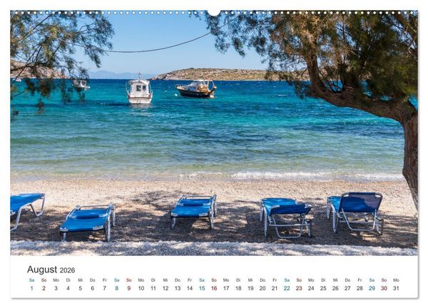 Produktbild: Leros - die Insel der G&ouml;ttin Artemis (hochwertiger Premium Wandkalender 2026 DIN A2 quer), Kunstdruck in Hochglanz