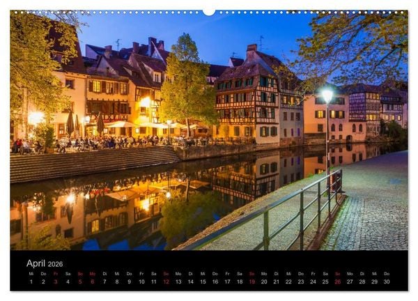 Produktbild: Stra&szlig;burg Impressionen (Wandkalender 2026 DIN A2 quer), CALVENDO Monatskalender