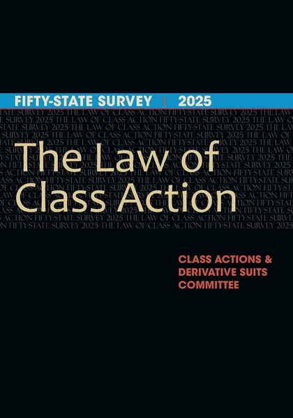 Produktbild: The Law of Class Action