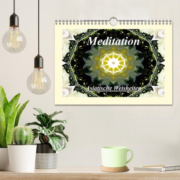 Produktbild: Meditation - Asiatische Weisheiten (Wandkalender 2026 DIN A4 quer), CALVENDO Monatskalender