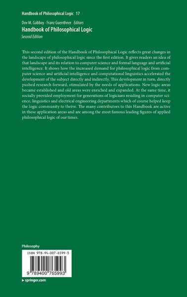 Produktbild: Handbook of Philosophical Logic