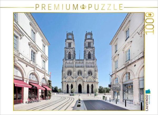 CALVENDO Puzzle Cathédrale Orléans | 1000 Teile Lege-Größe 64x48cm Foto-Puzzle für glückliche Stunden