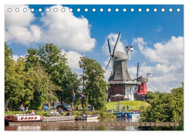 Produktbild: Greetsiel in Ostfriesland (Tischkalender 2026 DIN A5 quer), CALVENDO Monatskalender