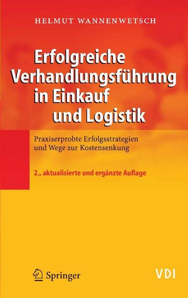 Produktbild: Erfolgreiche Verhandlungsf&uuml;hrung in Einkauf und Logistik